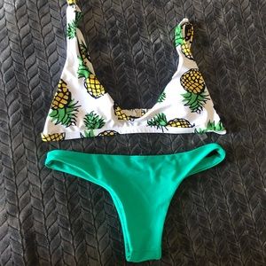 Zaful Pineapple Bikini